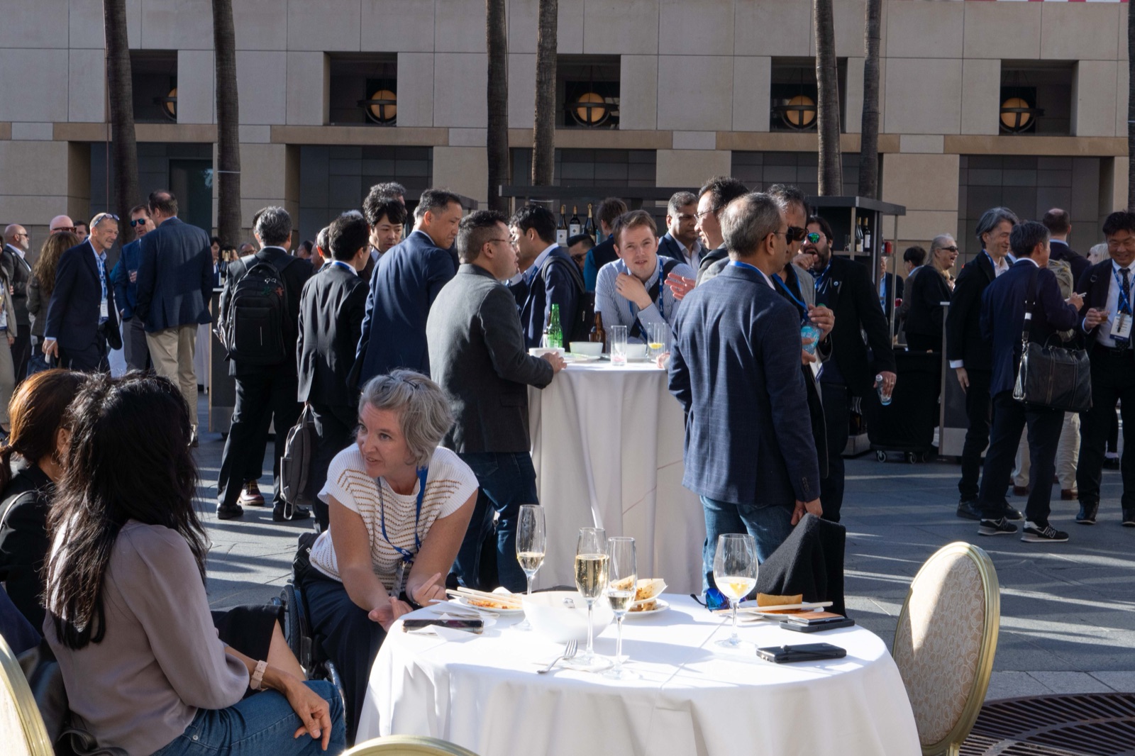 Networking reception at Upgrade 2026